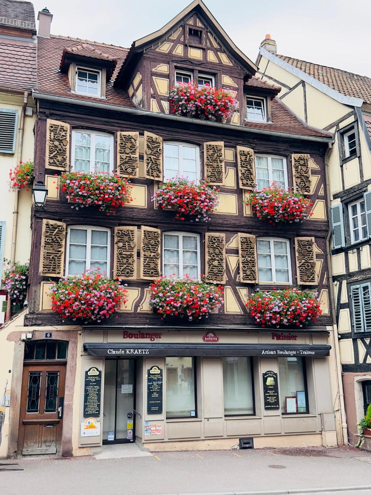 B&B Chez L'Habitant Chambre Privative Sur La Route Des Vins Tv Parking Box Velo Issenheim Eksteriør billede